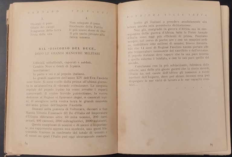 BANDIERA SULLA VETTA di Gennaro Selvaggi 1938 La Prora Libro … | Immagine Gallery 3