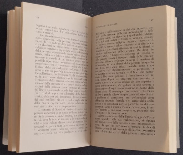 BANFI LA PERSONA COME CREATIVITÀ di Antonio Pieretti 1987 Studium …