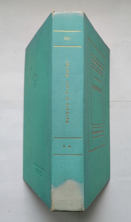BARBARA di Franz Werfel 1952 Mondadori libro grandi narratori romanzo