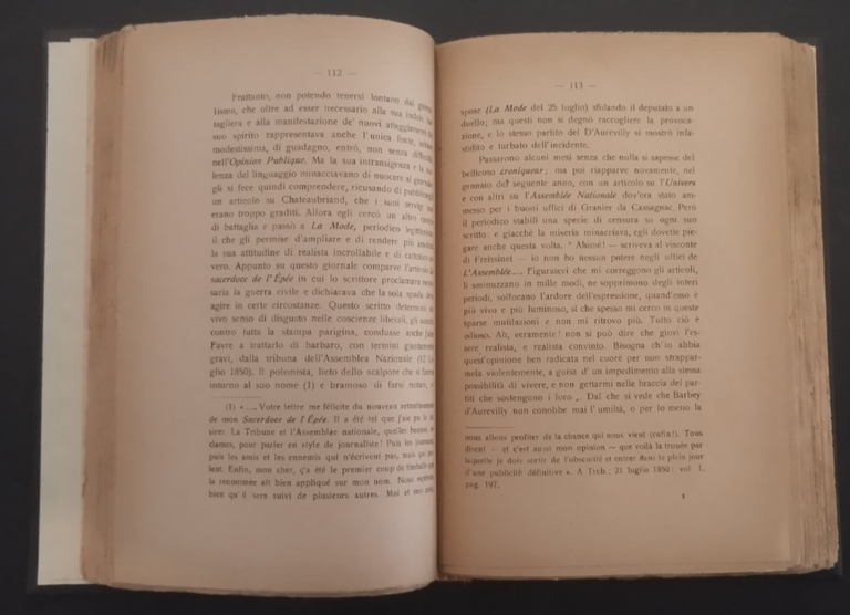 BARBEY D'AUREVILLY di Michele Risolo 1923 Perrella Libro autografato dall'autore