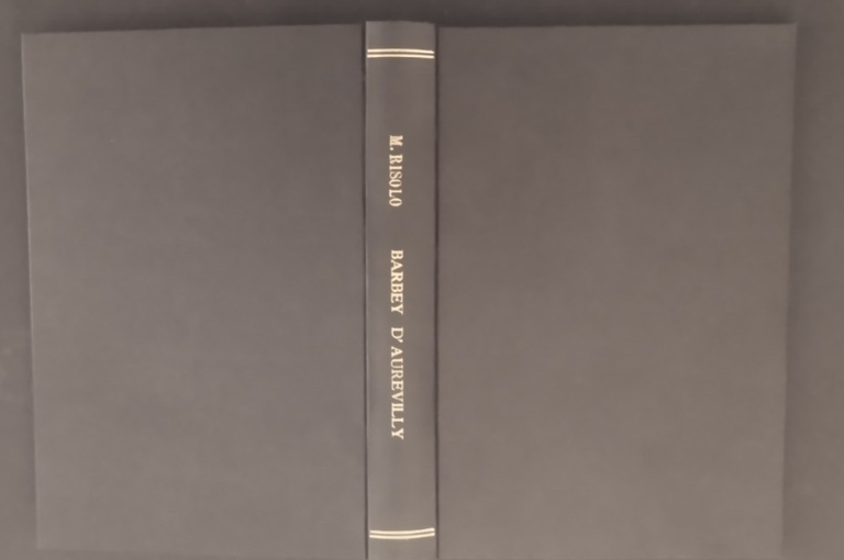 BARBEY D'AUREVILLY di Michele Risolo 1923 Perrella Libro autografato dall'autore