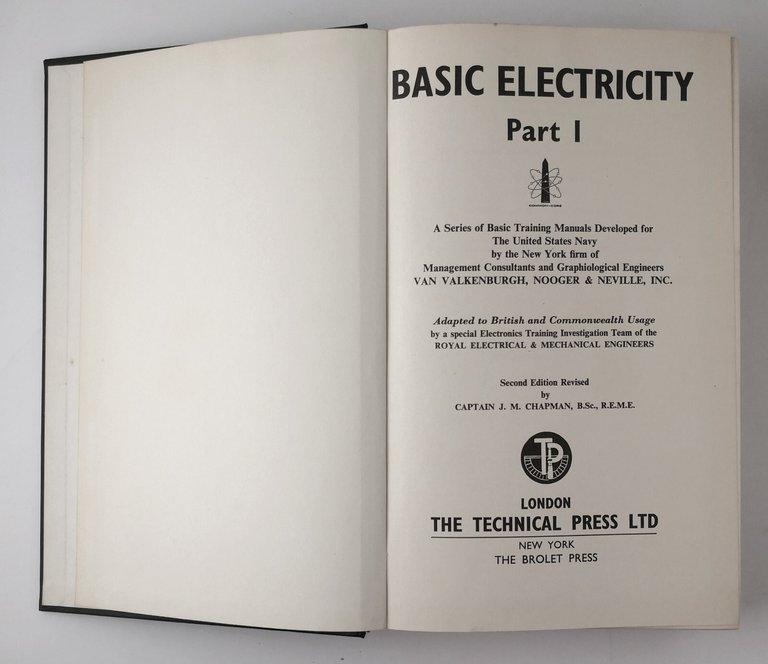 BASIC ELECTRICITY di Van Valkenburgh Nooger e Neville 1963 Technical …