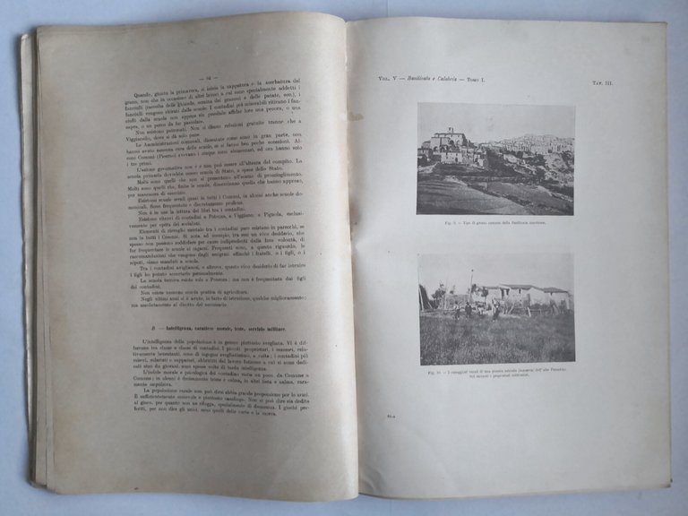 BASILICATA Relazione di Eugenio Azimonti 1909 inchiesta parlamentare contadini