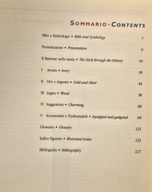 BASTONI DA PASSEGGIO Walking Sticks di Alfredo Lamberti 1994 Be …