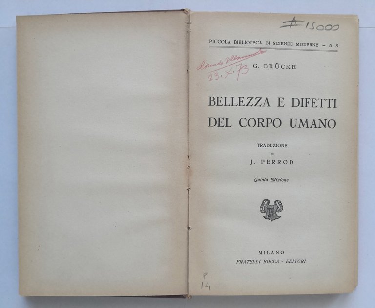 BELLEZZA E DIFETTI DEL CORPO UMANO di Brucke Libro Editori …