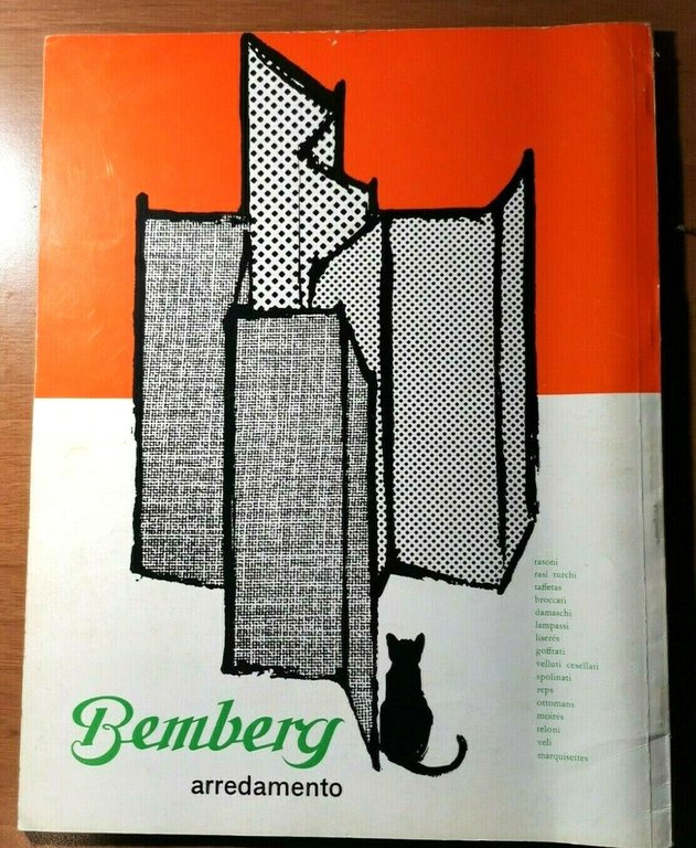 BEMBERG ARREDAMENTO catalogo 37 ottobre 1961 vintage design anni '60 …