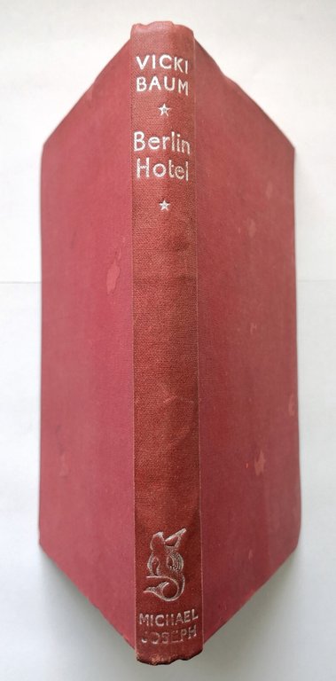 BERLIN HOTEL di Vicki Baum 1944 Michael Joseph libro romanzo