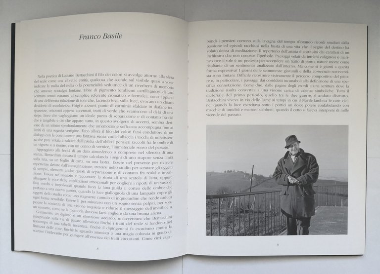 BERTACCHINI di Franco Basile 1994 Galleria Marescalchi libro catalogo opere