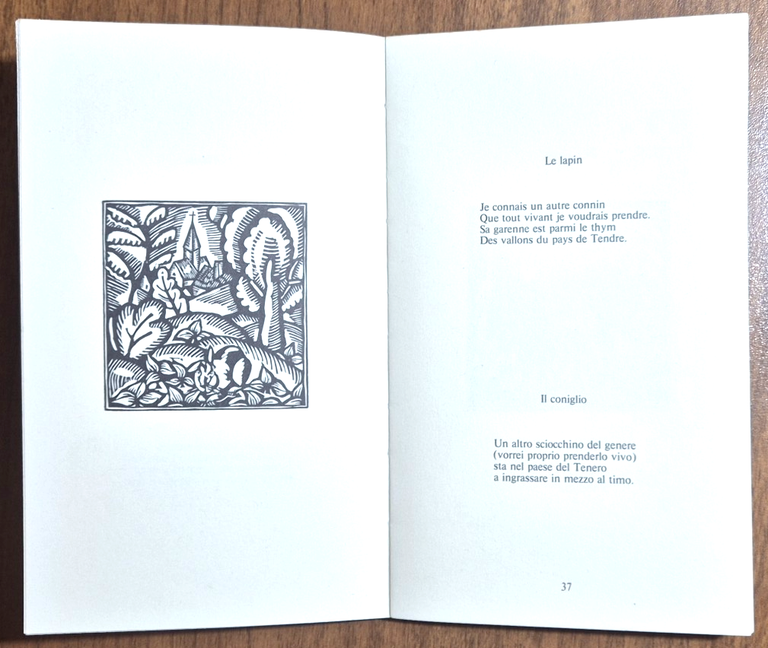 BESTIARIO di Guillaume Apollinaire 1983 Guanda quaderni della Fenice Libro
