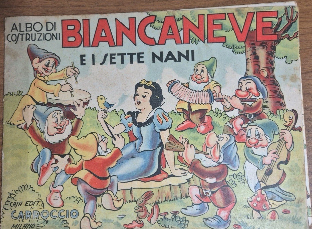 BIANCANEVE E I SETTE NANI di Walt Disney Albo Carroccio …