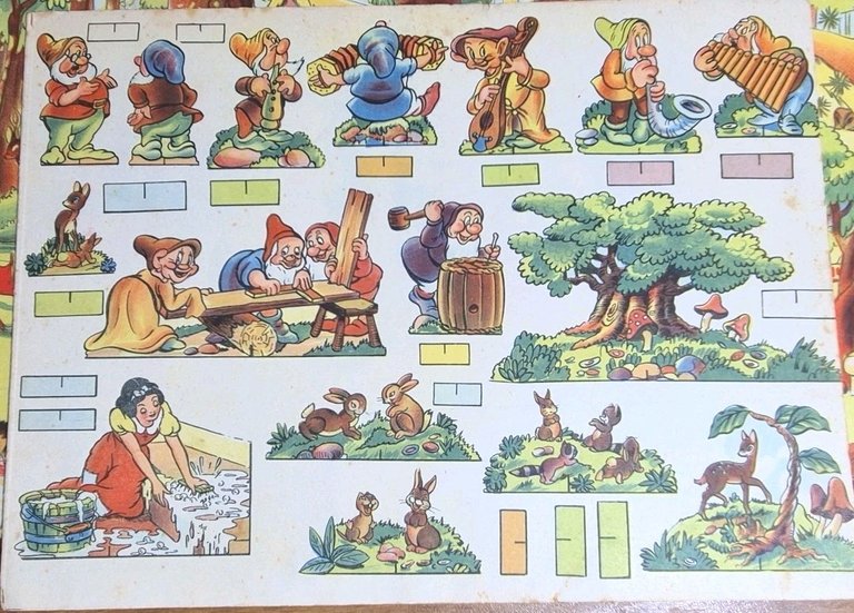 BIANCANEVE E I SETTE NANI di Walt Disney Albo Carroccio …