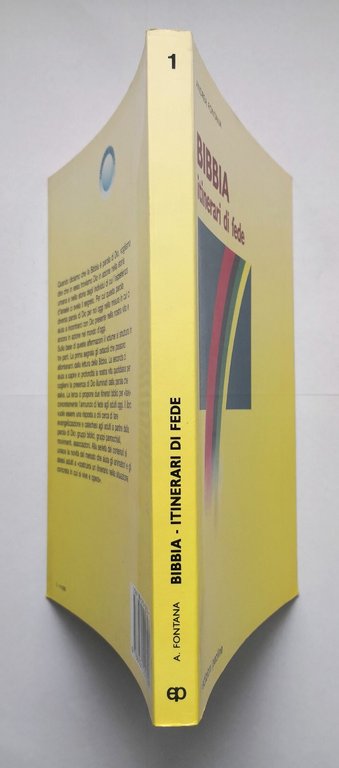 BIBBIA ITINERARI DI FEDE Andrea Fontana 1990 Edizioni Paoline Libro