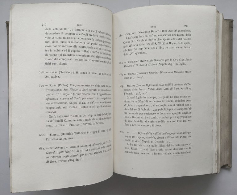 BIBLIOGRAFIA STORICA DELLA PROVINCIA TERRA DI BARI Luigi Volpicella 1884 …