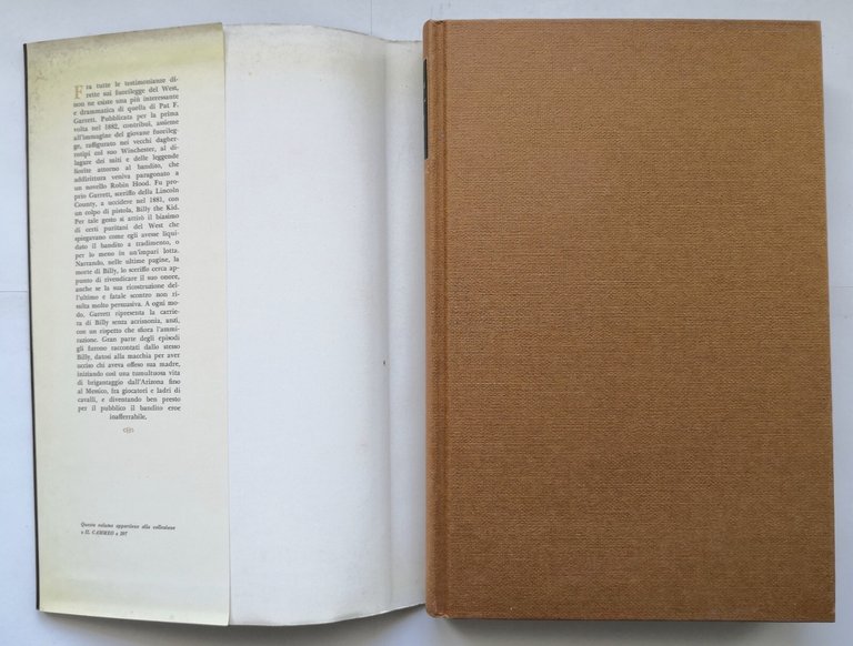 BILLY THE KID di Pat Garrett 1973 Longanesi libro biografia …