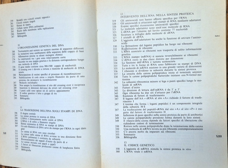 BIOLOGIA MOLECOLARE DEL GENE di James D Watson 1973 Zanichelli …