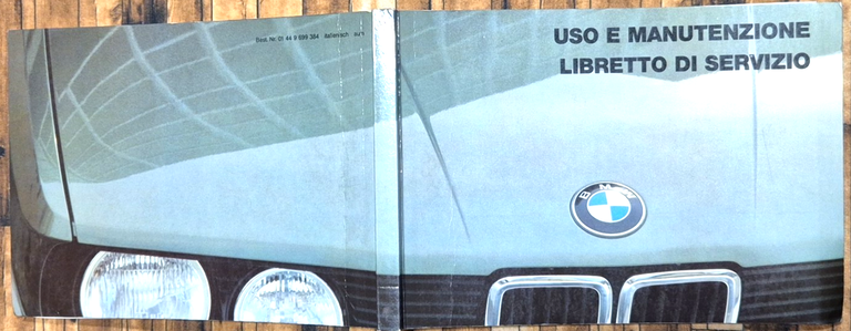 BMW USO E MANUTENZIONE LIBRETTO DI SERVIZIO 1985 Libro automobile | Immagine Gallery 2