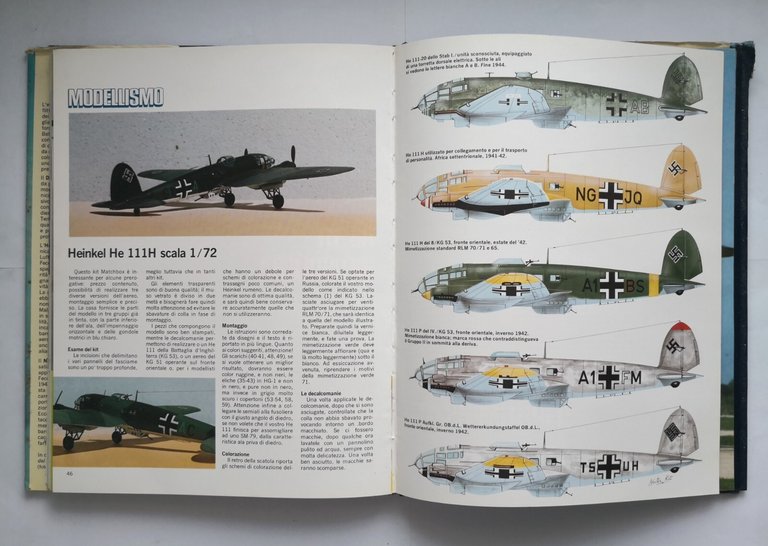 BOMBARDIERI BIMOTORI DELLA SECONDA GUERRA MONDIALE 1982 Edipem libro mosquito