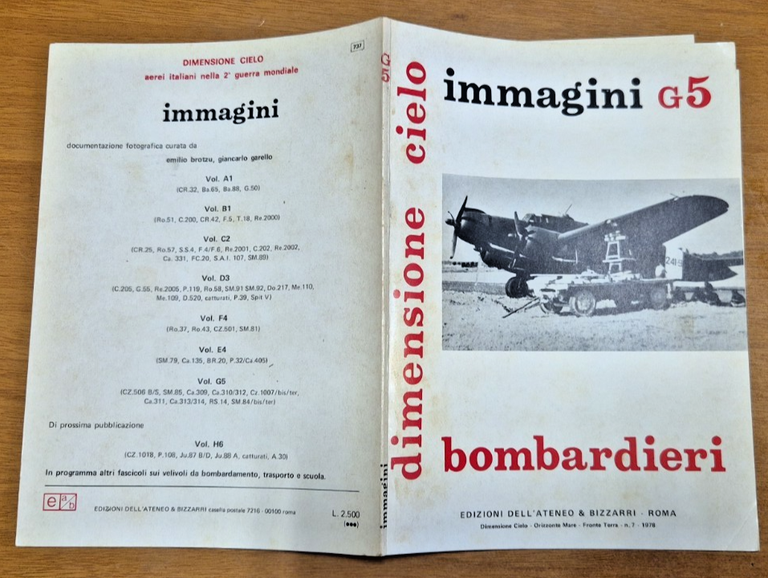 Bombardieri DIMENSIONE CIELO Immagini G5 1978 Ateneo Bizzarri aviazione aerei | Immagine Gallery 2