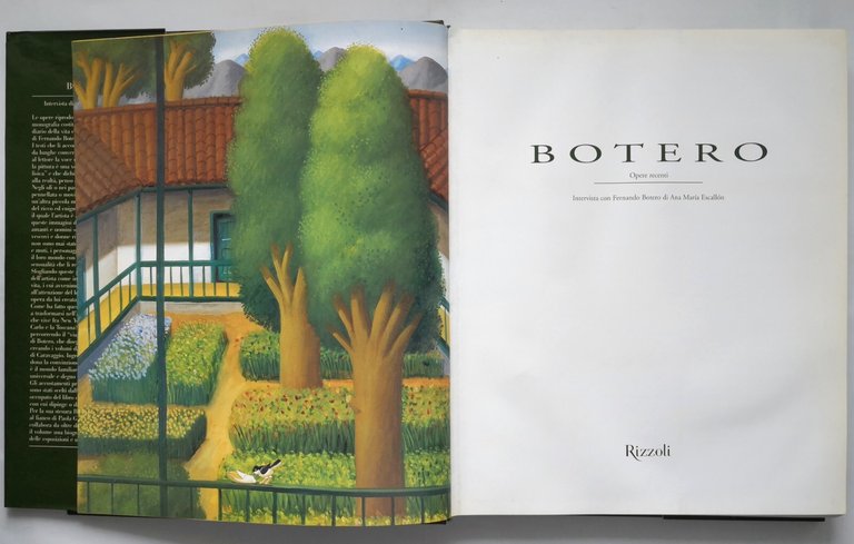 BOTERO opere recenti 2000 Rizzoli libro intervista con Fernando e …