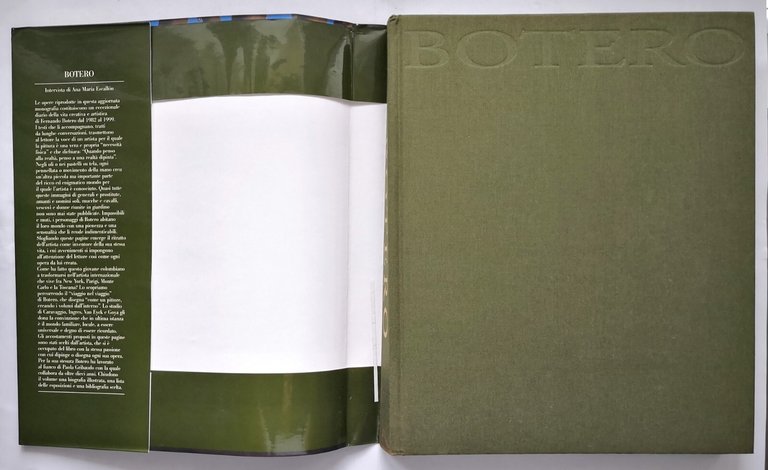 BOTERO opere recenti 2000 Rizzoli libro intervista con Fernando e …