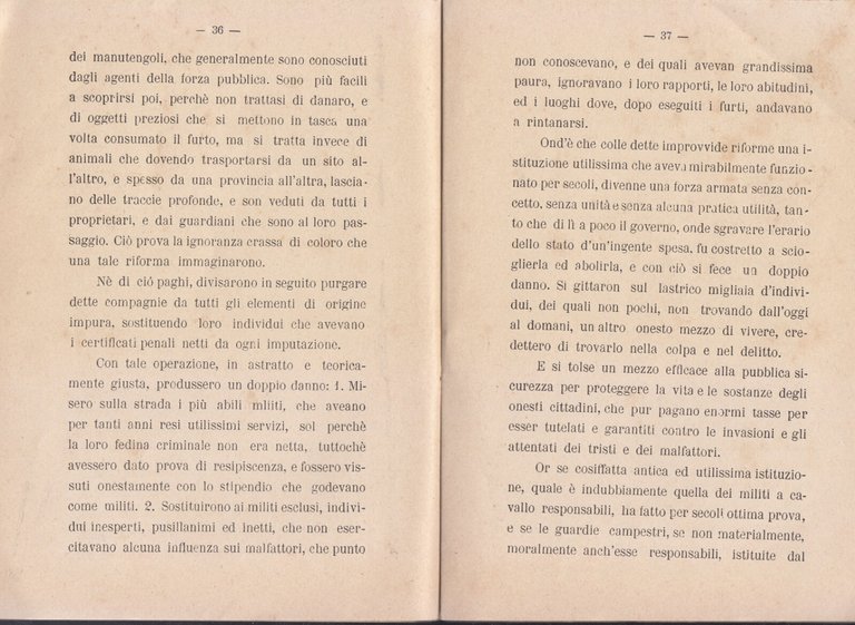 BREVI OSSERVAZIONI SULLA PUBBLICA SICUREZZA IN SICILIA di Francesco Agnetta …