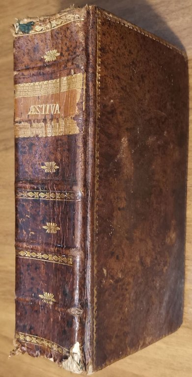 BREVIARIUM ROMANUM pars aestiva 1805 Simoniana libro antico ex decreto …