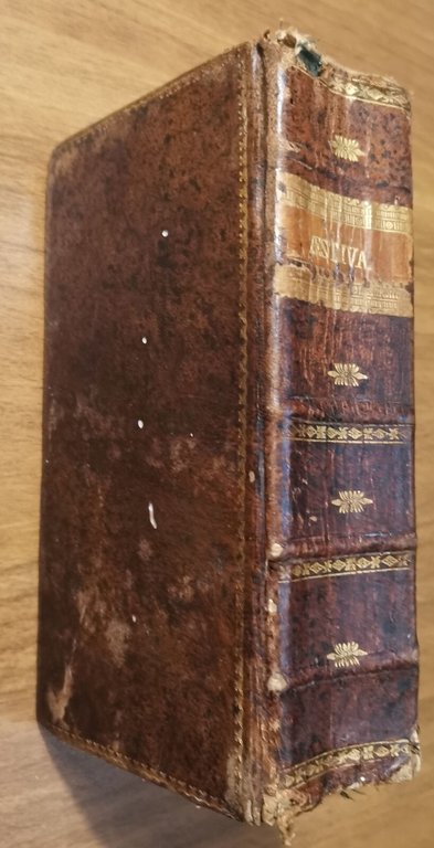 BREVIARIUM ROMANUM pars aestiva 1805 Simoniana libro antico ex decreto …