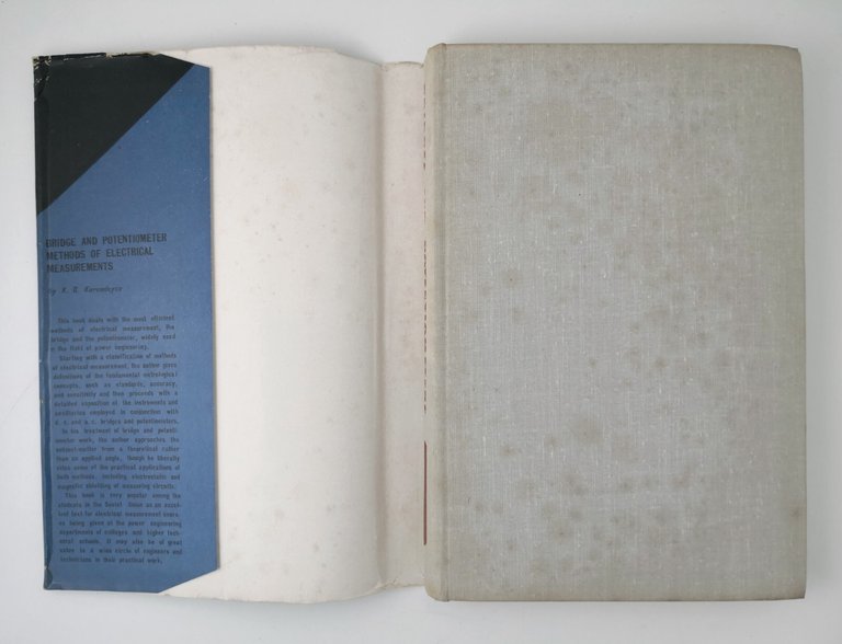 BRIDGE AND POTENTIOMETER METHODS OF ELECTRICAL MEASUREMENTS di Karandeyev 1967