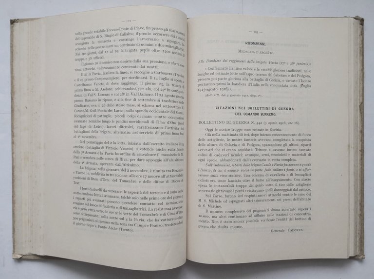 BRIGATE DI FANTERIA volume II Brescia Como Pavia Pisa Siena …