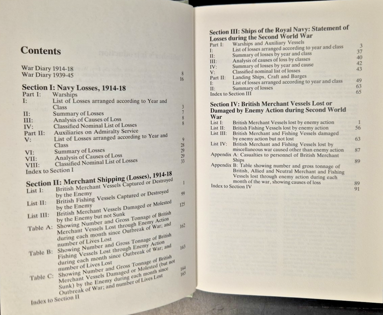 BRITISH VESSELS LOST AT SEA 1914 1918 and 1939 1945 …