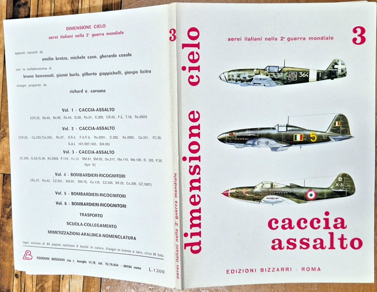 CACCIA ASSALTO 3 1972 Edizioni Bizzarri Dimensione Cielo Libro aerei … | Immagine Gallery 2