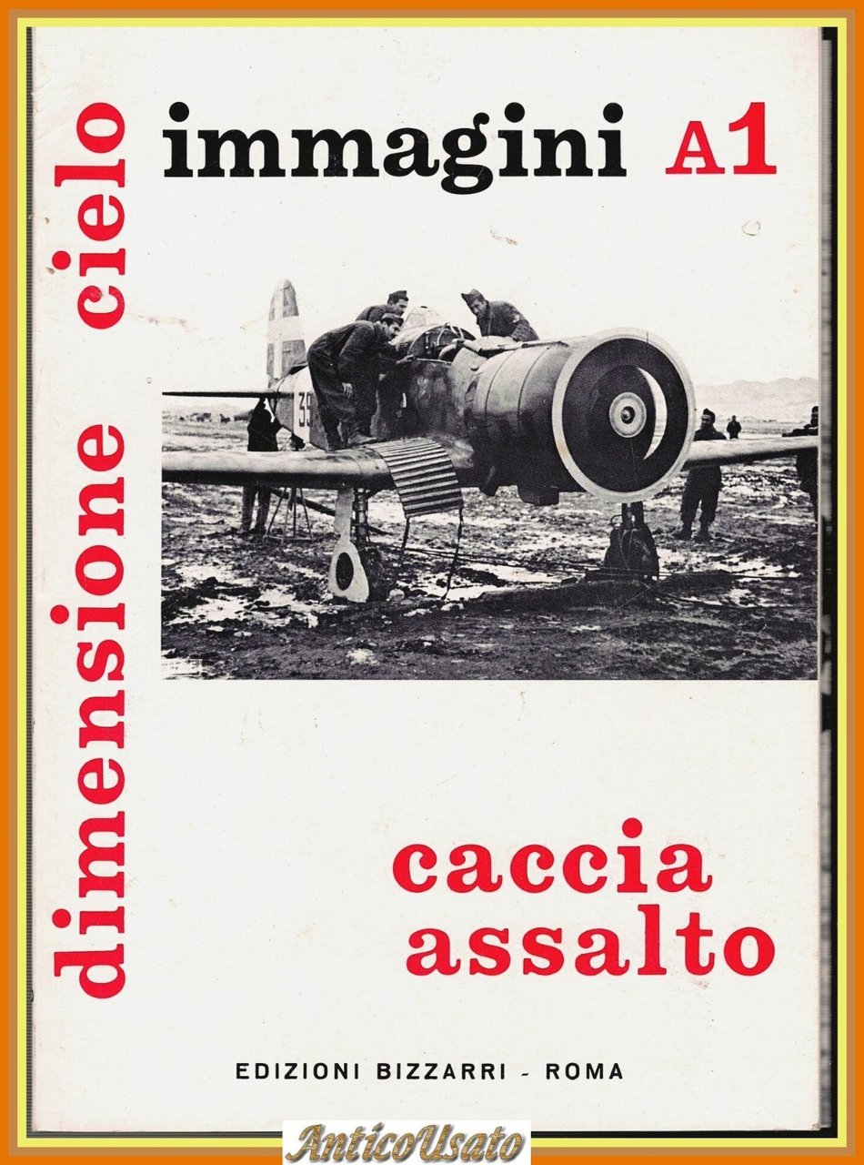 Caccia assalto DIMENSIONE CIELO IMMAGINI A1 1972 Edizioni Bizzarri Libro | Immagine principale