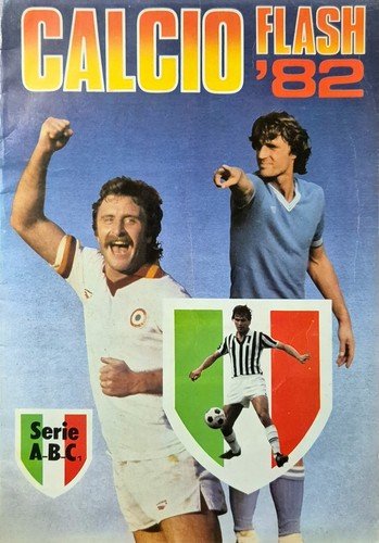 CALCIO FLASH '82 Album VUOTO senza figurine Lampo serie A …