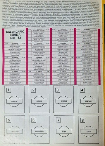 CALCIO FLASH '82 Album VUOTO senza figurine Lampo serie A …