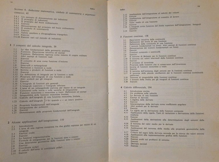 CALCOLO VOLUME I ANALISI 1 di Tom Apostol 1978 Boringhieri …