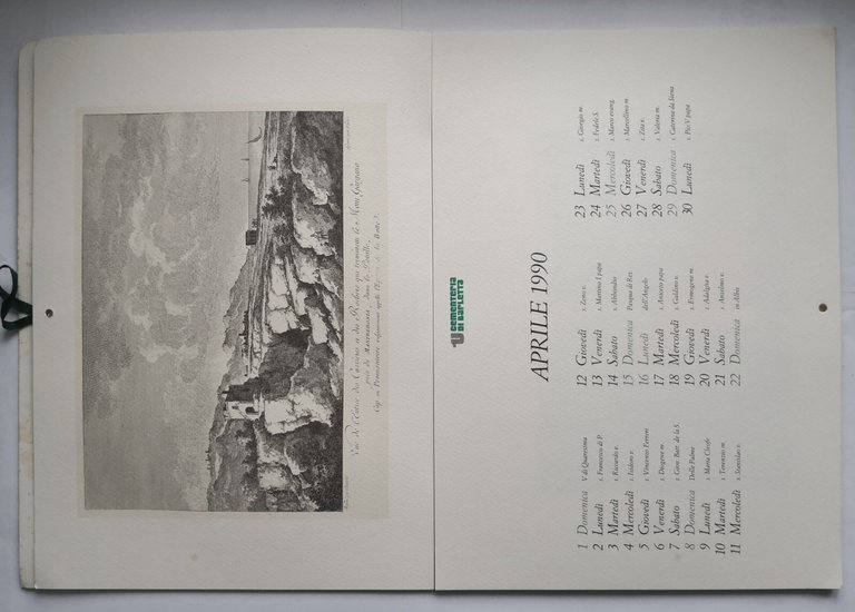 CALENDARIO MAGNA GRAECIA 1990 Cementeria di Barletta itinerari archeologici Tour