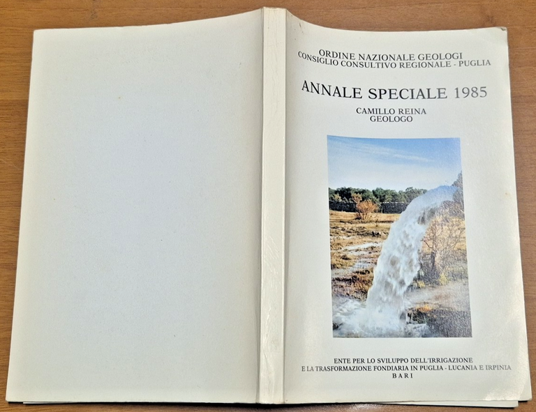 CAMILLO REINA GEOLOGO raccolta degli scritti 1985 ANNALE SPECIALE Libro