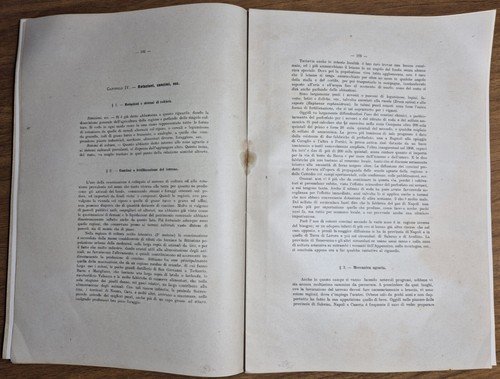 CAMPANIA Relazione di Oreste Bordiga Tomo I 1909 Libro inchiesta …