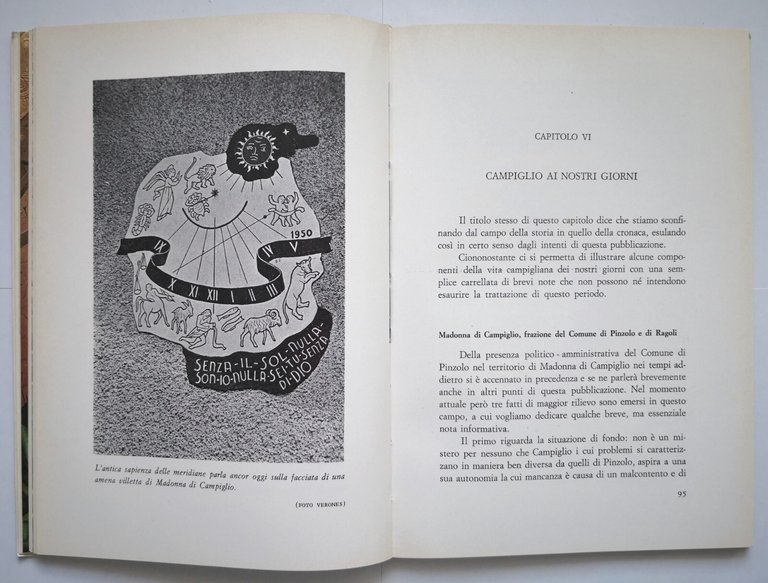 CAMPIGLIO ATTRAVERSO I SECOLI di Cornelio Cristel 1974 libro storia