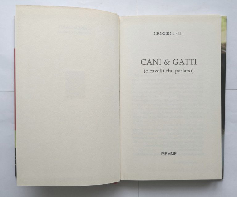CANI E GATTI E CAVALLI CHE PARLANO di Giorgio Celli …