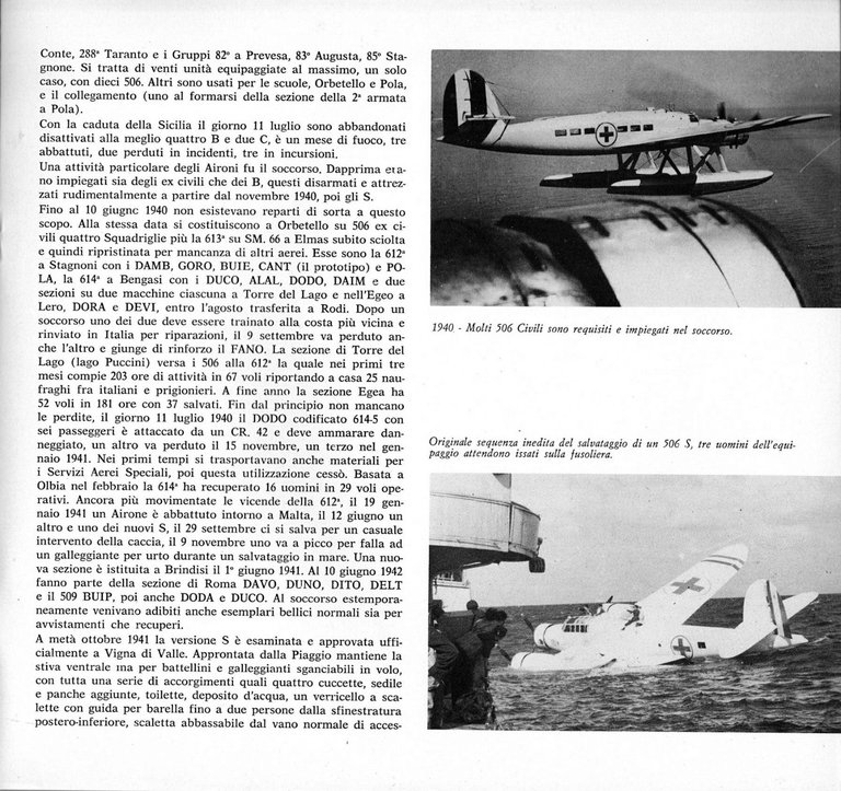 CANT Z 506 AIRONE 1007 ALCIONE di Italo De Marchi …