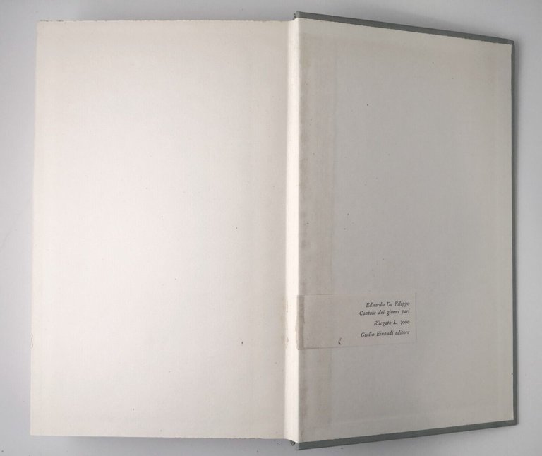 CANTATA DEI GIORNI DISPARI PARI di Eduardo De Filippo 1959 …
