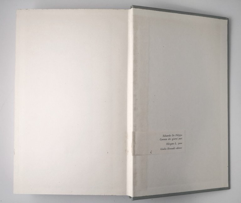 CANTATA DEI GIORNI DISPARI PARI di Eduardo De Filippo 1959 …