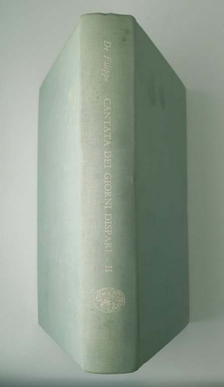 CANTATA DEI GIORNI DISPARI Volume II di Eduardo De Filippo …