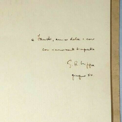 CANTATA PER IL DUCE di Geo Renato Crippa 1937 Queriniana …