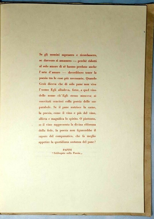 CANTATA PER IL DUCE di Geo Renato Crippa 1937 Queriniana …
