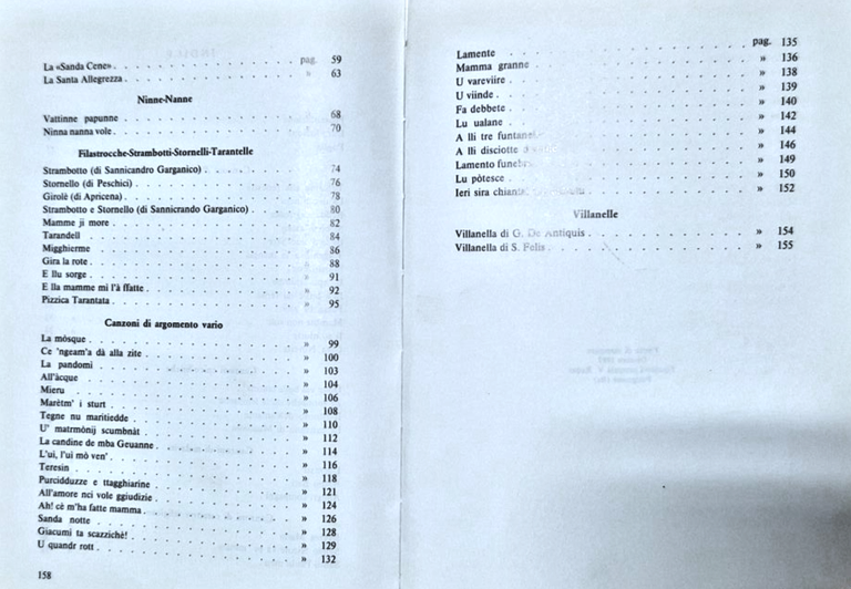 CANTI POPOLARI TERRA DI PUGLIA Domenico Campanella Volume I Libro …