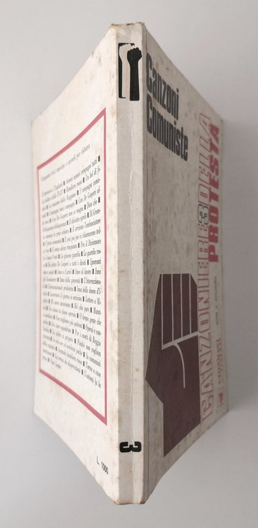 CANZONI COMUNISTE 1973 Edizioni del Gallo canzoniere della protesta Libro