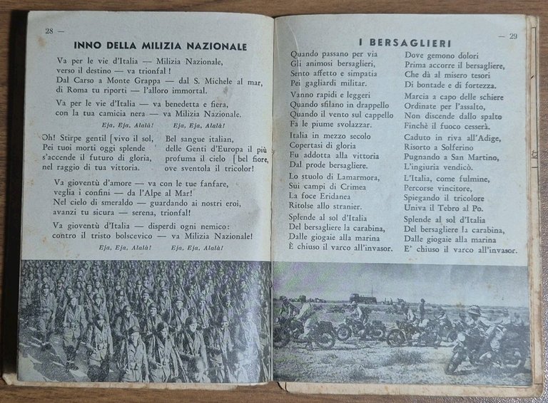 CANZONIERE DEL SOLDATO il Pnf ai soldati d’Italia 1941 editoriale …