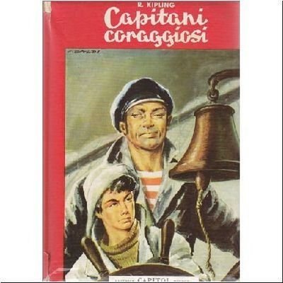 CAPITANI CORAGGIOSI di Rudyard Kipling - 1962 Capitol libro illustrato …